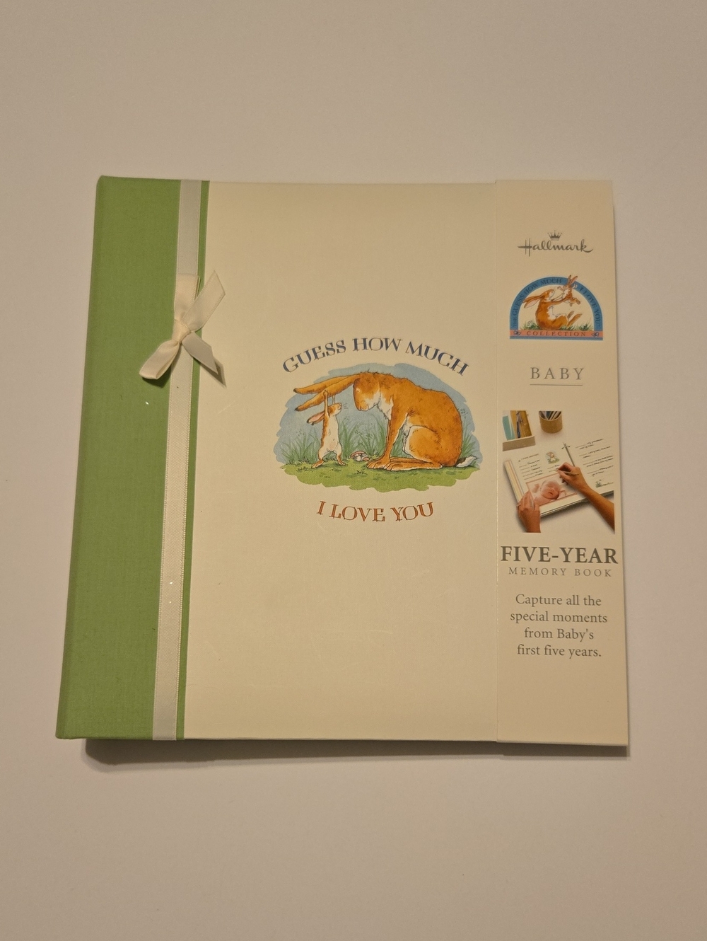 Hallmark Guess How Much I Love You Memory Book - Green/Cream